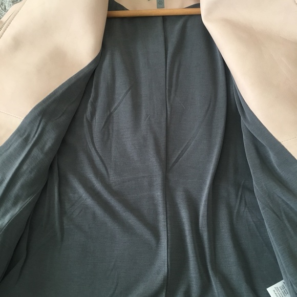 NWT Athleta Blush Leather Moto Sz XS Salt Flat Jkt - Picture 5 of 8